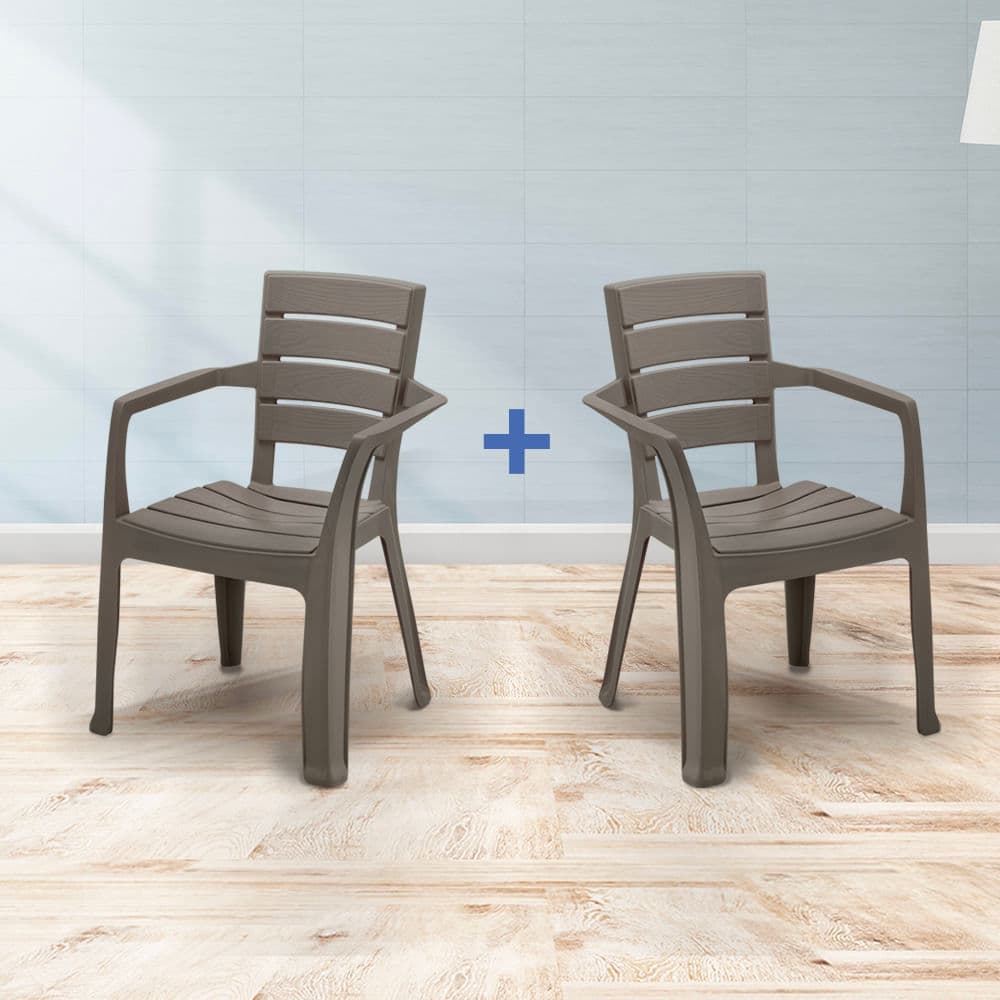 Silla Barú Con Brazos X 2 Und
