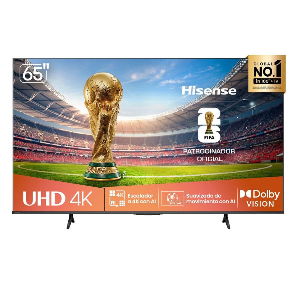 Televisor HISENSE 65 pulgadas LED Uhd4K Smart TV 65A6NV